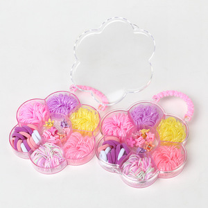 Lazo desechable de color caramelo para el cabello, banda pequeña de cuero, trenza para el cabello, Anillo para el cabello, combinación para niños - Product Image 4