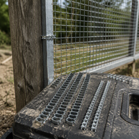Clous en fer zingué M87 CL-39 à anse en U de qualité industrielle, diamètre 1,5 mm, pour barbelés et grillages