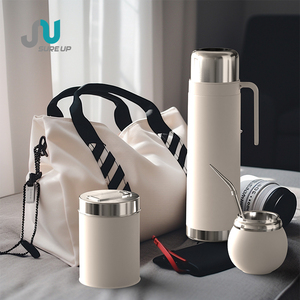 Coffret cadeau Yerba mate Cup And Tea Caddy Suit Thermal Termo Vaccum Flask en acier inoxydable pour thé ou café - Product Image 2