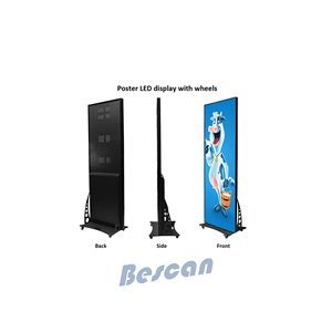 Bescanled P1.86 <strong>Standing</strong> Vertical <strong>Billboard</strong> Customized Surface Vertical Double-sided Ultra-thin Floor-mount - Product Image 3