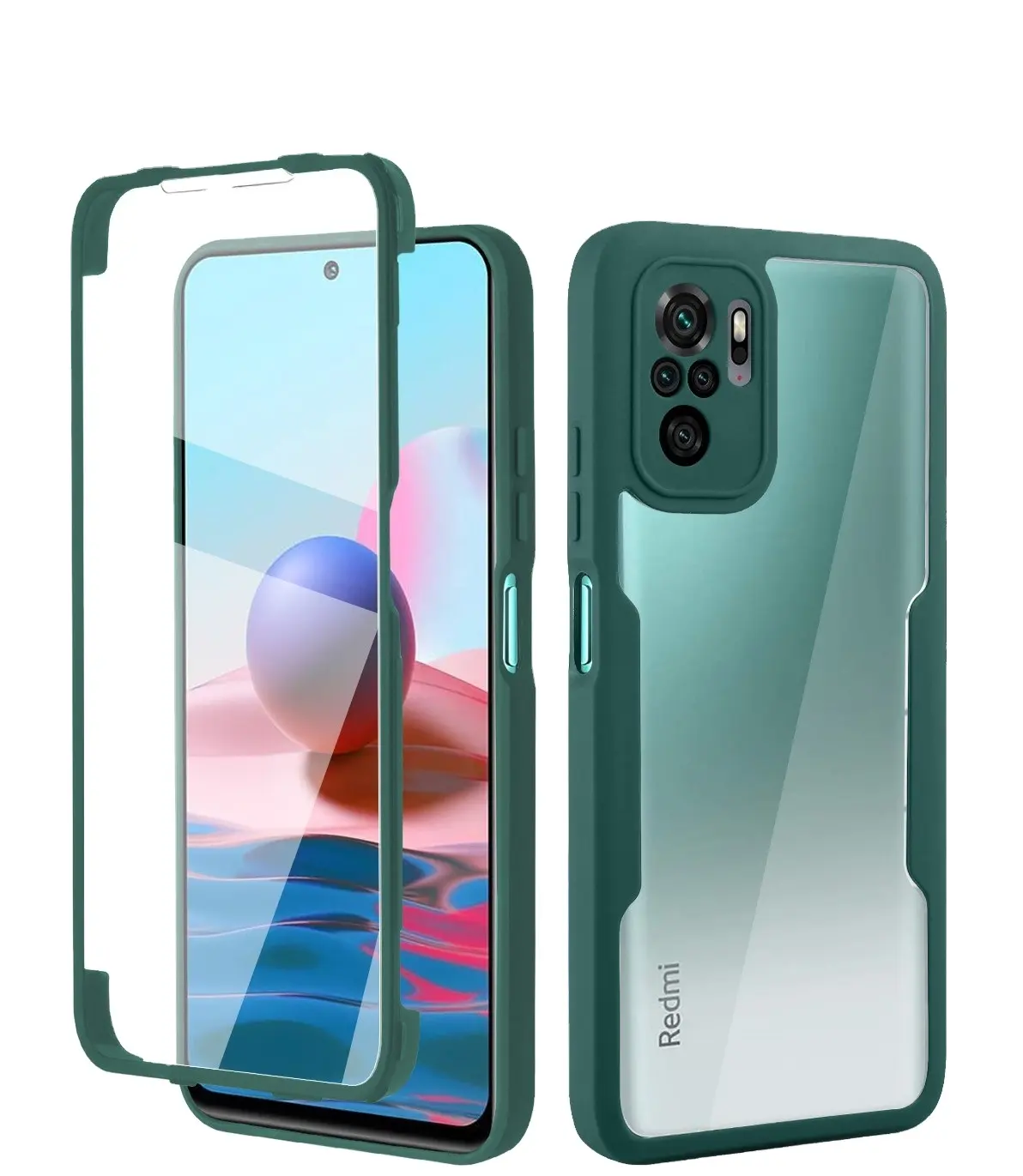 360 degree all-inclusive phone case note 10 s multi-color stylish for Redmi Note10 mobile phone case