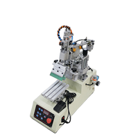 Máquina de impresión de pantalla semiautomática de escritorio para máquina de impresión de pantalla de seda de PVC impresora de pantalla plana tapa de botella bolso botes de basura
