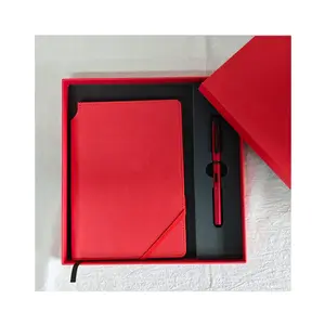 Boce Combinaison stylo et bloc-notes personnalisé Cahier en cuir Cadeau d'entreprise de luxe Coffret cadeau professionnel personnalisé pour hommes