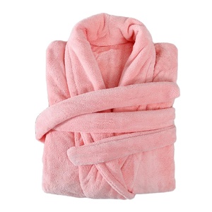 Toalla de Baño de Alta Calidad Diseño Económico Personalizado Batas de Lujo de Terciopelo Coral Conjuntos de Pijama para Mujer - Product Image 5