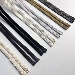 Two-Tone Color-Blocking Polyester <b>Shoelaces</b> Pants <b>Rope</b> New Polyester Material for Sports Garments DIY Hat Bags Shoes Coated - Product Image 2