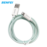 BENFEI diskon besar USB-A 100cm untuk penerangan kabel Data isi cepat untuk telepon