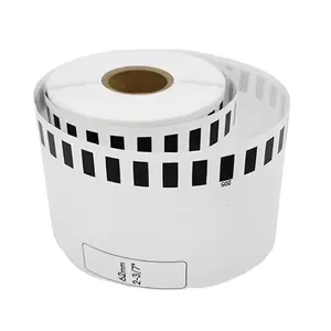 JYoung DK22205 DK Compatible shipping label 62mm Black on White Thermal Paper Roll DK22205 for Brother QL Printer without holder