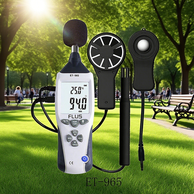 Multifunction Environmental Monitor Monitoring Equipment System 5 in 1 Environ Environment Meter
