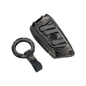 Para BMW Key Fob Cover Shell Aleación de silicona protección completa con llavero para BMW 2 5 6 7 Series X1 X2 X3 X5 X6 X7 <span class=keywords><strong>M</strong></span> Series - Product Image 1