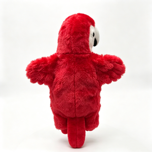 Marioneta de mano de peluche de loro personalizada, peluche de loro rojo, marioneta de peluche de pájaro, peluches de loro guacamayol - Product Image 4