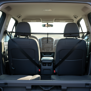Barrière de voiture pour chien 50x32 pouces, installation sur sièges avant, séparateur pour animaux de compagnie, housse de siège arrière pour camion/véhicule - Product Image 2