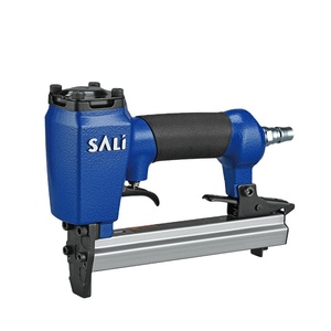 SALI F50A 0.5-0.7MPA <strong>Stainless</strong> <strong>Steel</strong> Straight Air Stapler DIY Grade Pneumatic Wood <strong>Nail</strong> <strong>Gun</strong> <strong>for</strong> Furniture Application - Product Image 1