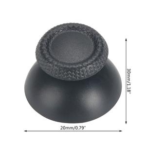 Black Mushroom Gamepad Analog Thumbstick for PlayStation 5 <strong>PS5</strong> <strong>Controller</strong> Thumb Stick Joystick Cap <strong>Case</strong> Cover High Quality - Product Image 2