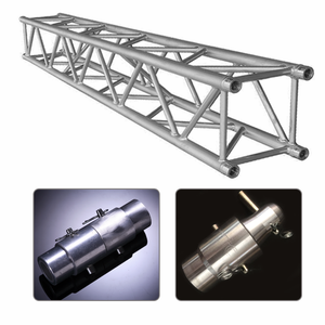 Poteau de <span class=keywords><strong>but</strong></span> en aluminium Stand TV Spigot personnalisé Affichage de treillis carré pour écran LED événement extérieur - Product Image 5