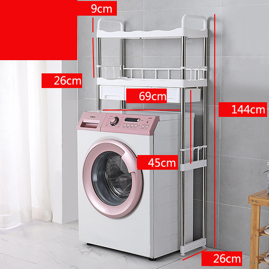 Washing machine with drawer