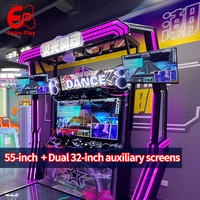 Machine de danse électronique en gros, machine de jeu d'arcade, prise en charge multilingue, usine OEM ODM