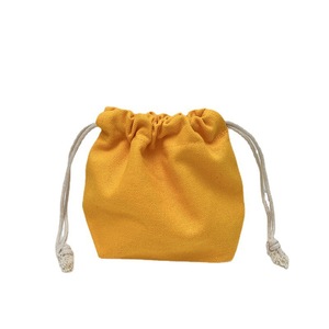 Eco-friendly Natural Cotton Twill <b>Drawstring</b> Dust <b>Bag</b> for Handbag Shoe Custom Logo Printed Canvas Zipper Cosmetic <b>Makeup</b> Pouch - Product Image 5
