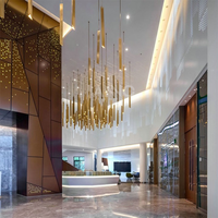 Lustre en métal de conception nouvelle ANNO, éclairage de lustre pour grand centre commercial