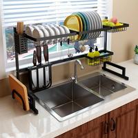 Égouttoir à vaisselle 201 en acier inoxydable de 91 cm, trois couches, couleur personnalisable, pour organisation de cuisine, marque KCS, modèle KCS-079, vente chaude