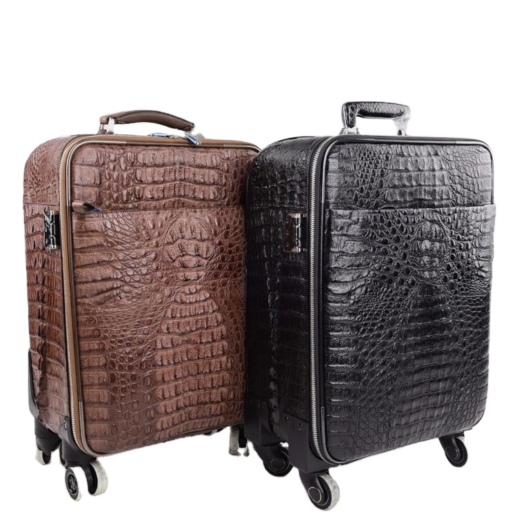 Exotic Luggage Premium Real Leather Travel Accessories