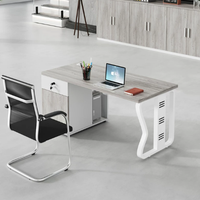Nuevo Diseño de Mesa de Oficina Moderna y Duradera en Forma de L, con Partición Ajustable, Clústeres Laminados, Estación de Trabajo Modular para Oficina