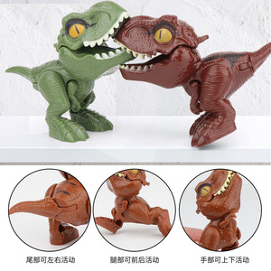 JM Mini Figurine Dinosaure Mordant le Doigt, Modèle Créatif Amusant, Blocs de Construction, Jouets pour Enfants, 4 Couleurs, Vente en Gros - Product Image 3