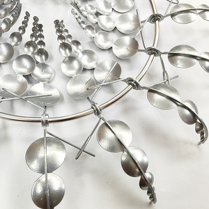 LEVERT Su Geçirmez Metal Rüzgar Çarkı 30CM Çaplı Dış Mekan Kinetik Heykel <span class=keywords><strong>3D</strong></span> Rüzgar Yakalayıcı Bahçe Veranda Dekoru - Product Image 4