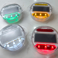 Vente en gros directe usine : Marqueur routier solaire LS-28 à LED intégrée en PC, étanche IP68, capacité de charge 30 tonnes, pour la sécurité routière
