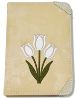 Carnet en cuir PU brodé Collection Florale, formats A5 et A6, Journal floral vintage avec broderie, idéal pour les voyages et les cadeaux