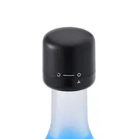 Komik şarap şişesi stoper plastik Mini şarap vakum tıpa ve Pourer stoper