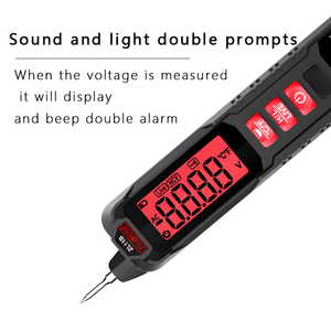 Inteligente AC Sem contato Tensão Tester Pen Indução Inteligente Elétrica Chave De Fenda Indicador com Power Detector Teste Lápis - Product Image 3