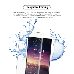 Protector de pantalla de vidrio templado transparente para desbloqueo de huellas dactilares con borde redondo curvo 3D doblado en caliente para <span class=keywords><strong>Samsung</strong></span> <span class=keywords><strong>Galaxy</strong></span> S21 S22 S23 Ultra - Product Image 6