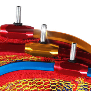 Nueva cabeza de red de pesca triangular New Morning con marco de aluminio y malla de nailon - Product Image 1