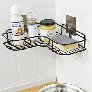 No-drill bathroom, toilet, and <b>kitchen</b> <b>storage</b> rack, triangular shelf, wall-mounted toilet <b>storage</b> rack, wall-mounted <b>storage</b>. - Product Image 3