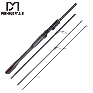 FISHINGFANS 1.8m 2.1m 4 Sections Carpe D'eau Douce Truite Basse Perche Spinning <span class=keywords><strong>Casting</strong></span> <span class=keywords><strong>Canne</strong></span> À Pêche Cannes À Pêche Moyennes - Product Image 1