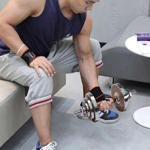 Mancuerna de Acero de Nogal de Calidad <span class=keywords><strong>Proiron</strong></span> para Entrenamiento de Levantamiento de Pesas, Mancuerna Ajustable de Acero de 20 kg - Product Image 4