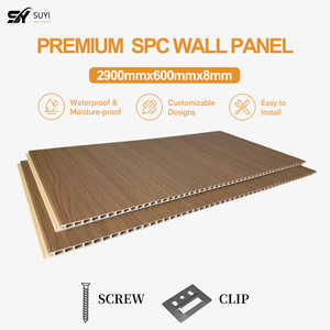 Einfach zu Installierende SPC Innenwandpaneele Feuchtigkeitsbeständige Dekorative Verkleidung für Wohnzimmer Schlafzimmer Heimwanddekoration - Product Image 4