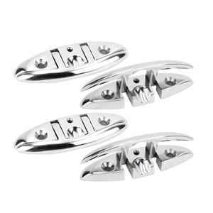 Crampons pliants pour bateaux en acier inoxydable 316, crampons de quai rabattables de qualité marine pour cordes, fixations pour ponts de yachts - Product Image 4