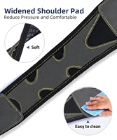 Sangle en néoprène large et confortable avec rembourrage et pivotants, support de lunette à deux points pour la chasse en extérieur