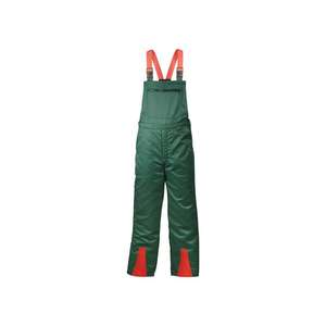 Feldtmann Babero resistente a Cortes y tirantes FICHTE talla 50 verde/rojo 70% PES/30% algodón - Product Image 1