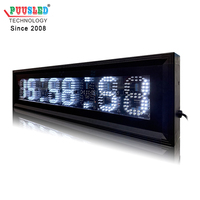 Produit personnalisé - Minuteur H:M:S - PCB intérieur - Affichage numérique LED à 7 segments - Horloge LED avec affichage de la date et de la température