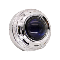 HYML 3.0 pouces bi xénon projecteur lentille carénage LED DRL phares de voiture yeux d'ange blanc rouge bleu couleur