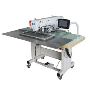 Máquina de prensado de zapatos, máquina de costura industrial con plantilla de diseño de patrón, QS-5030