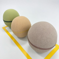 Housse de ballon ergonomique personnalisée pour chaise ballon, lavable, 65 cm, effet lin, antidérapante, pour salle de sport, vente en gros