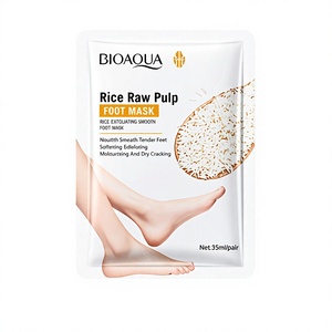 <span class=keywords><strong>Masque</strong></span> pour les pieds à l'extrait de riz, exfoliant, soin lissant des pieds, hydratant, adoucissant, pour les pieds secs et craquelés - Product Image 1