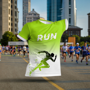 Customized 100% Polyester <b>Mesh</b> Breathable Seamless Sublimation Regular Fit <b>Plus</b> <b>Size</b> Lightweight Fitness Shirts Men Marathon - Product Image 1