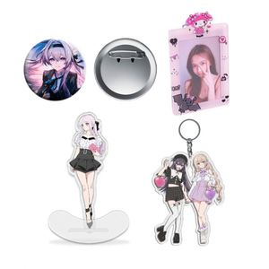 Supports d'affichage photo en acrylique personnalisés, cadeaux créatifs en plastique pour animaux de dessin animé - Product Image 1