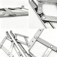 Bisagra de fricción moderna de acero inoxidable SUS304 de alta resistencia con 4 barras, tamaño personalizado para ventana abatible de UPVC y aluminio