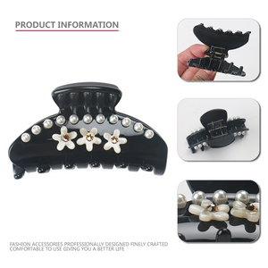 Pinza de pelo de flor pequeña de acetato de alta calidad, conjunto de accesorios para el cabello para mujer de gama alta, conjunto de pinzas para el pelo - Product Image 4