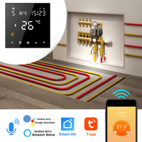 Termostato Inteligente HYSEN 16A, Controlador Digital Modbus RS485 BACnet para Calefacción por Suelo Radiante Eléctrico, Caldera de Agua, Control por Aplicación Tuya WiFi